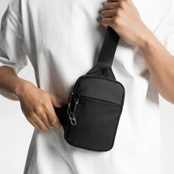 HUALIAN Custom Men/Women's Single Shoulder Bag Fashionable Waterproof Nylon Crossbody Messenger for Hiking Phone Chest Bag