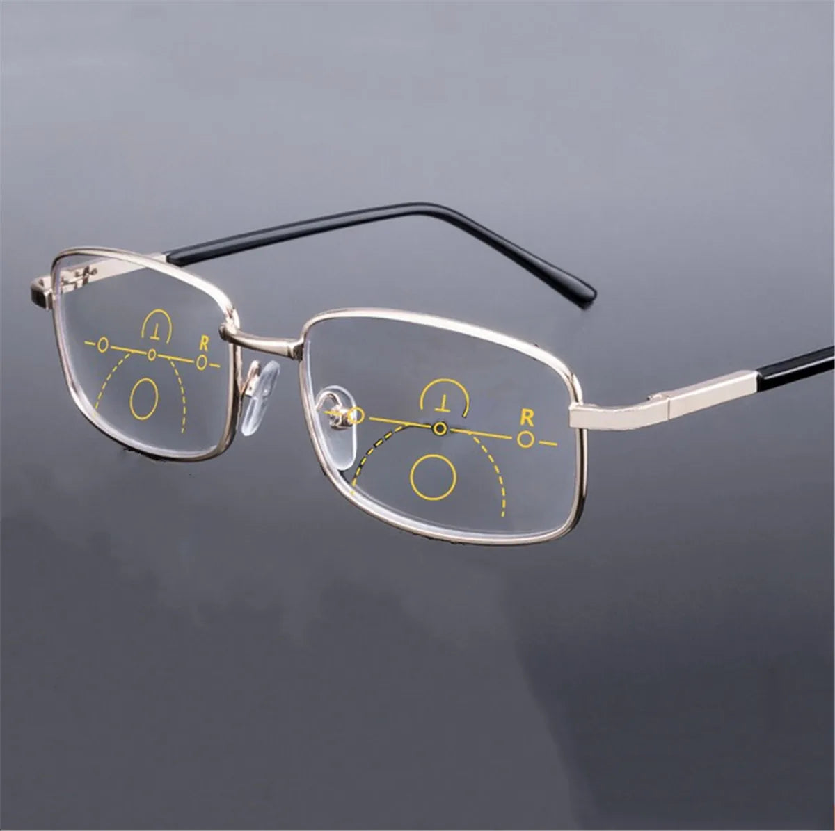 Multi-focus Far and Near Dual-use Reading Progressive Glasses Unisex Eyeglasses