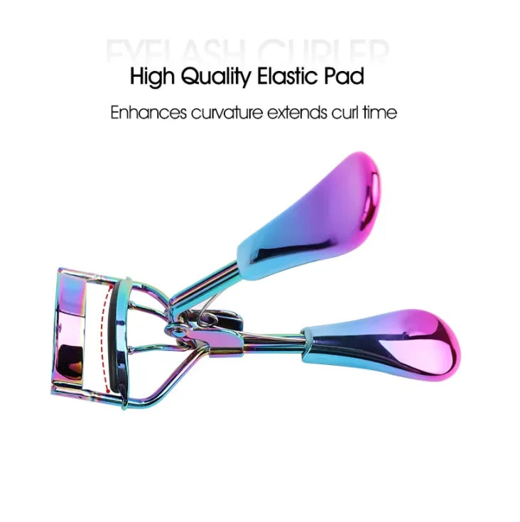 Custom Carbon Steel Long Lasting Eye Lash Curler for Lashes Curls Colorful Handle