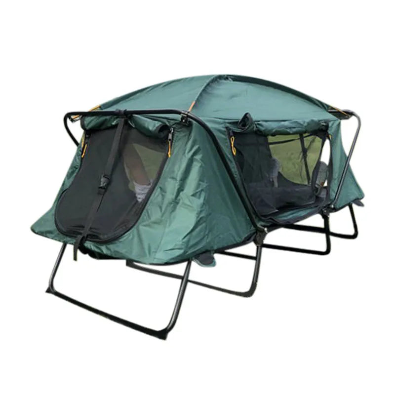 Factory Wholesale Camping Tent Bed Large Waterproof Outdoor Tent Cot   Automatic Tent Bed for 1-2 Person