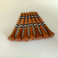 Bamboo Golf Tees 70mm with Custom Logo Printed Durable Material OEM Available Wholesale Free Sample MOQ 5000PCS
