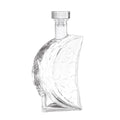 Small 500ml 700ml 750ml Empty Glass Liquor Bottles Wood Cap for Packaging Water Frost Screen Printing Finish Packed Gift Box