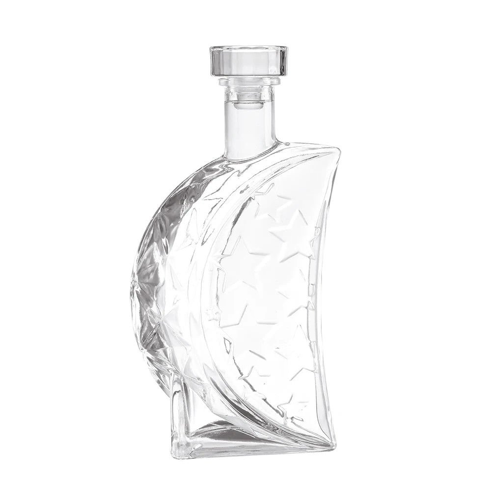 Small 500ml 700ml 750ml Empty Glass Liquor Bottles Wood Cap for Packaging Water Frost Screen Printing Finish Packed Gift Box