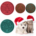 Pet Cats Food Bowls Christmas Dog Slow Feeder with Suction Cup