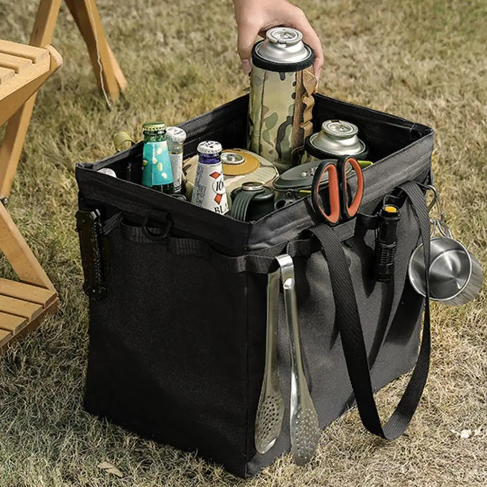 Oxford Cloth Eco-Friendly Foldable Waterproof Outdoor Camping Picnic Lunch Storage Bag with Easy Assembly