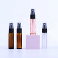 Factory Wholesale Cylindrical 1/3 Oz Sub Packed Glass Bottle 10ml Spray Glass Refillable Perfume Glass Bottles