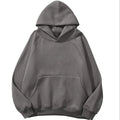 Fleece Blank Oversized Unisex Sweatpants and Hoodie Set Custom Hooded Plus Plus Size Men'S Hoodies