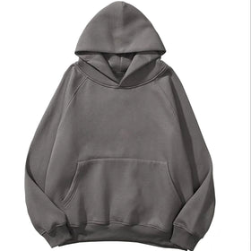 Fleece Blank Oversized Unisex Sweatpants and Hoodie Set Custom Hooded Plus Plus Size Men'S Hoodies