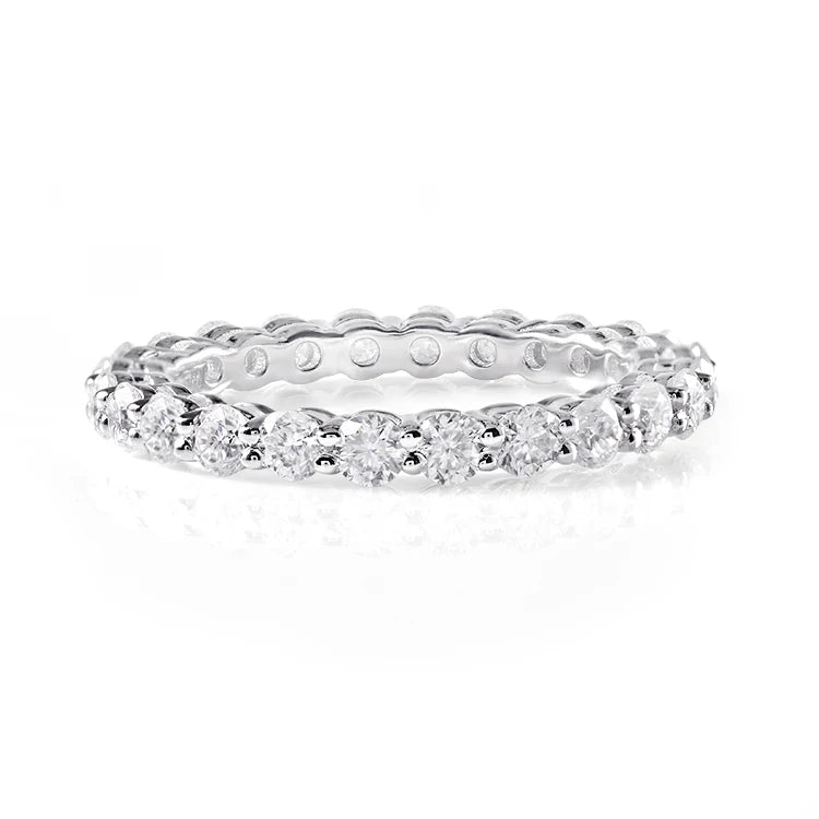 Women Classic Style 18k Gold Plated Ring Sterling Silver Gemstone Rings Wedding Jewelry Women Set