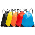 Waterproof Custom Logo Drawstring Bag Polyester Nylon Sports Outdoor Casual Gym Backpack High Quality Promotional Sack Pack