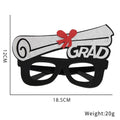 Onemax Graduation Paper Glasses Children Adult Graduation Gifts Photo Studio Props Kit Graduation Party Gifts