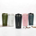 380ml/510ml Vacuum Insulated Double Wall Tumbler Reusable 18/8 Stainless Steel Coffee Mug Cup with Lid