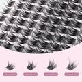 Wholesale Pre Made 3D Faux Mink DIY Eyelash Extensions Private Custom Synthetic Hair Cluster Lashes