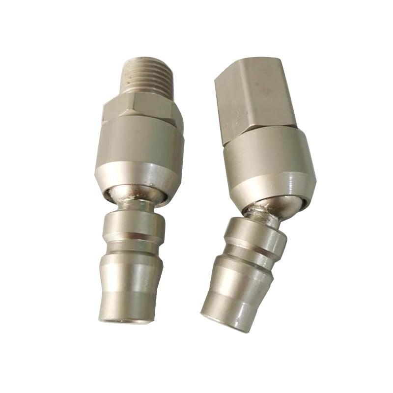 Universal Male Female Swivel Joint Spray Gun Connector Universal 360 Quick Joint Fittings Air Hose Quick Coupler