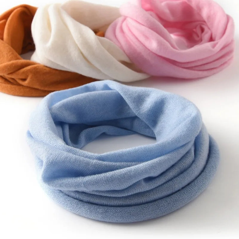Cashmere Wool Ski Neck Gaiter Winter Neck Warmer for Women and Men Cashmere Snoods