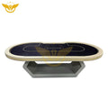 YH Entertainment Custom Tavolo Poker Table Soild Wood Pokertisch Mesa Poker Casino Table