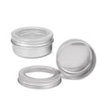 Custom Colour Metal Tins Round Shoe Polish Wholesale Aluminum Metal Jar Lip Balm Custom logo Tin  Box Packaging