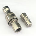 KZD Series 1/4" 3/8" Quick Disconnect Stainless Steel Brass Hydraulic Quick Connector for Carpet Wand Cleaning
