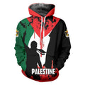 Fitspi Palestine Flag Printed 3d Hoodie Sweatshirts Palestine Keep Peace Men's Casual Pullover Streetwear Plus Oversize