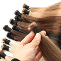 Newest and Thinnest Cuttable Flexible Weft 100% Cuticle Aligned Virgin European Human Genius Weft Double Drawn