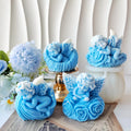 3D Rose Flower Angel Baby Candle Mold Conch Baby Silicone Mold for Making Candles