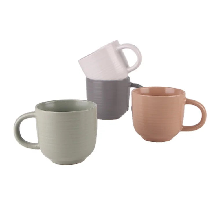 Top Seller 2022 Ceramic Handmade Unique Coffee Mug Designs Drinkware Tea Cup Coffee Mugs Set with Handle