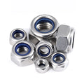 Wholesale DIN985  Ss316 Stainless Steel M3 M56 Nylon Insert Lock Nuts