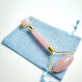 DIY Rose Quartz Jade Massage Tool Stone Face Anti Aging Jade Roller