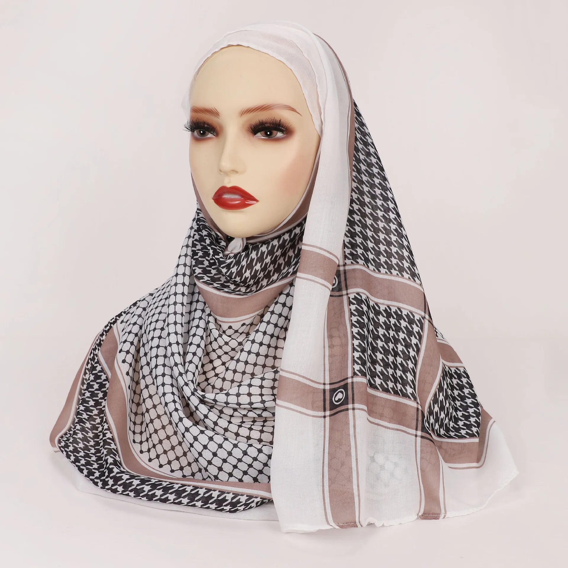 New Design Watermelon Keffiyeh Printed Hijab Palestine Vintage Head Scarf Shawl
