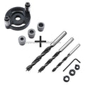 6/8/10mm Woodworking Vertical Positioner Straight Hole Punch Locator Doweling Pocket Hole Woodworking Straight Hole Puncher Kit