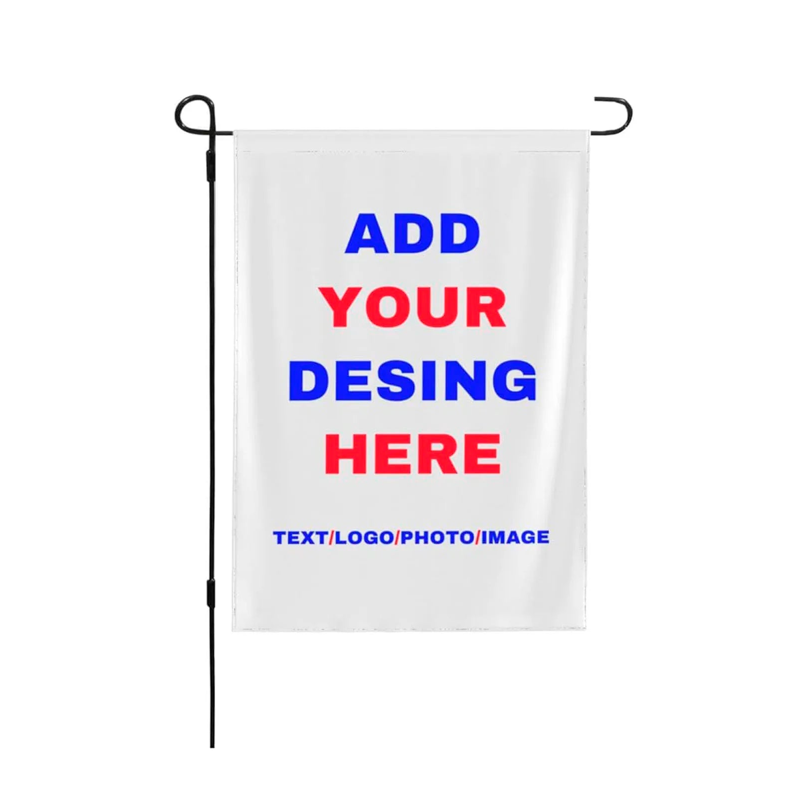Customized 12x18inch Double Sided Sublimation Outdoor Decoration Custom Garden Flag
