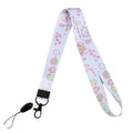Wholesale Cute Anime Neck Strap Lanyard Keychain Badge Holder with ID Card Pass Jewelry Accessories Wholesale Polyester Lanyard