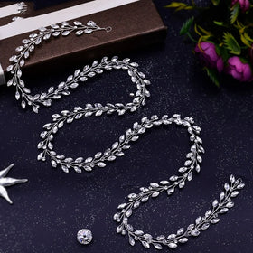 Bridal Hair Jewelry Wedding Headband Rhinestones Bride Crystal Headpiece Headdress Rhinestone Bridal Hair Accessories