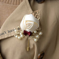 SZ04356  Wholesale Fashion Girl Party Artificial Silk Rose Wedding Bridesmaid Bride Hand Wrist Corsage Flowers
