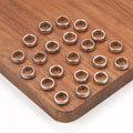 New Products Handmade Pendant for DIY Pearl Chain No Fade Non Allergic Waterproof Stainless Steel Circle Jewelry Findings