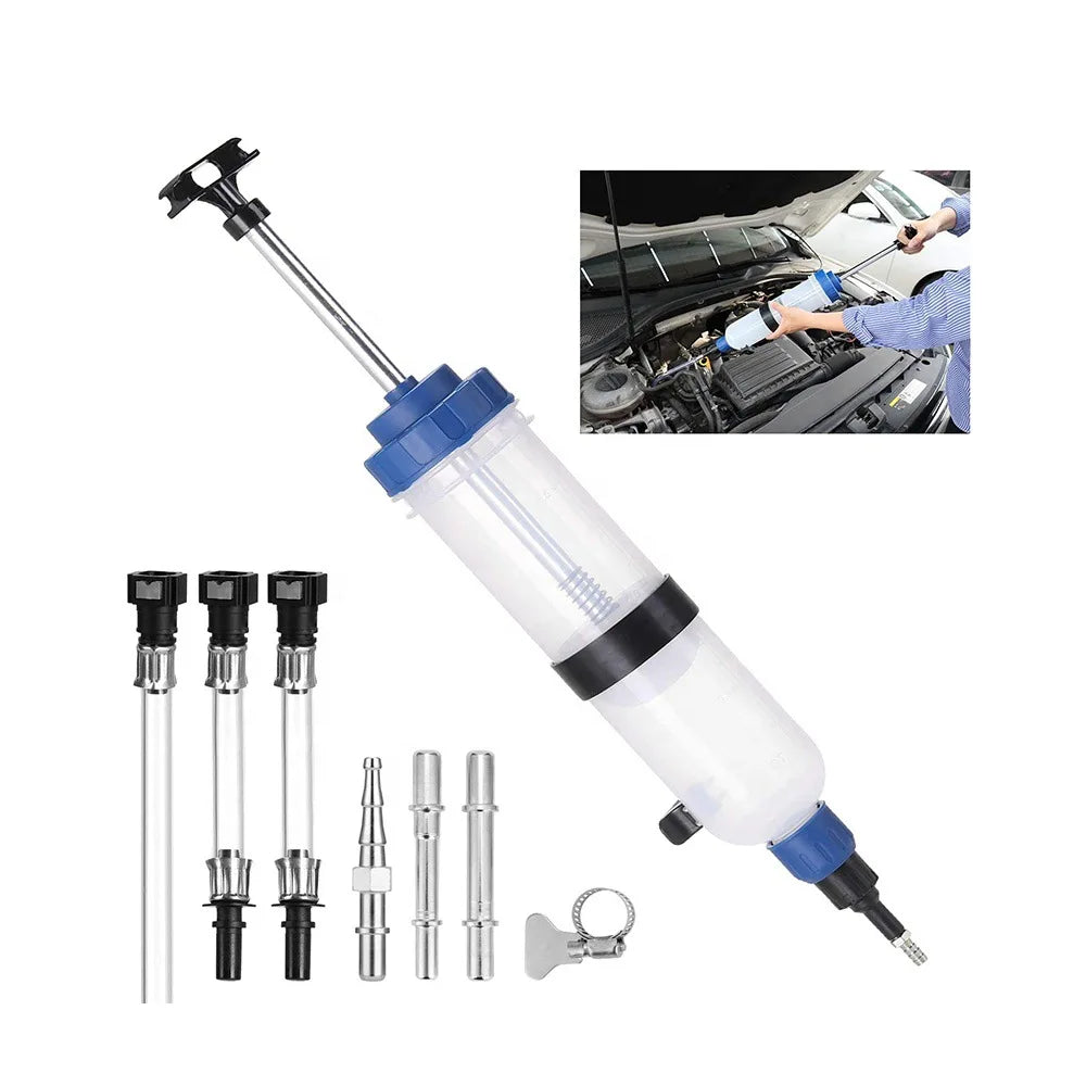 200/500/1500ML Car Oil Fluid Extractor Auto Air Pump Filling Syringe Transfer Automotive Fuel Extraction Hand Pump