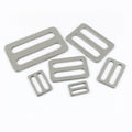 Deepeel XP065 15-50mm Silver 304 Stainless Steel Square Adjustable Buckle Belt Accessory Backpack Strap Length Adjustment Buckle