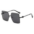 9178 Sunglasses Metal Octagon Frame for Women Korean Style Driving UV400 Polarized Europe and America Trend Retro
