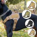 Durable Adjustable Outdoor Pet Training Hunting Camouflage Dog Harness Vest Tactical Dog Harness with Handle
