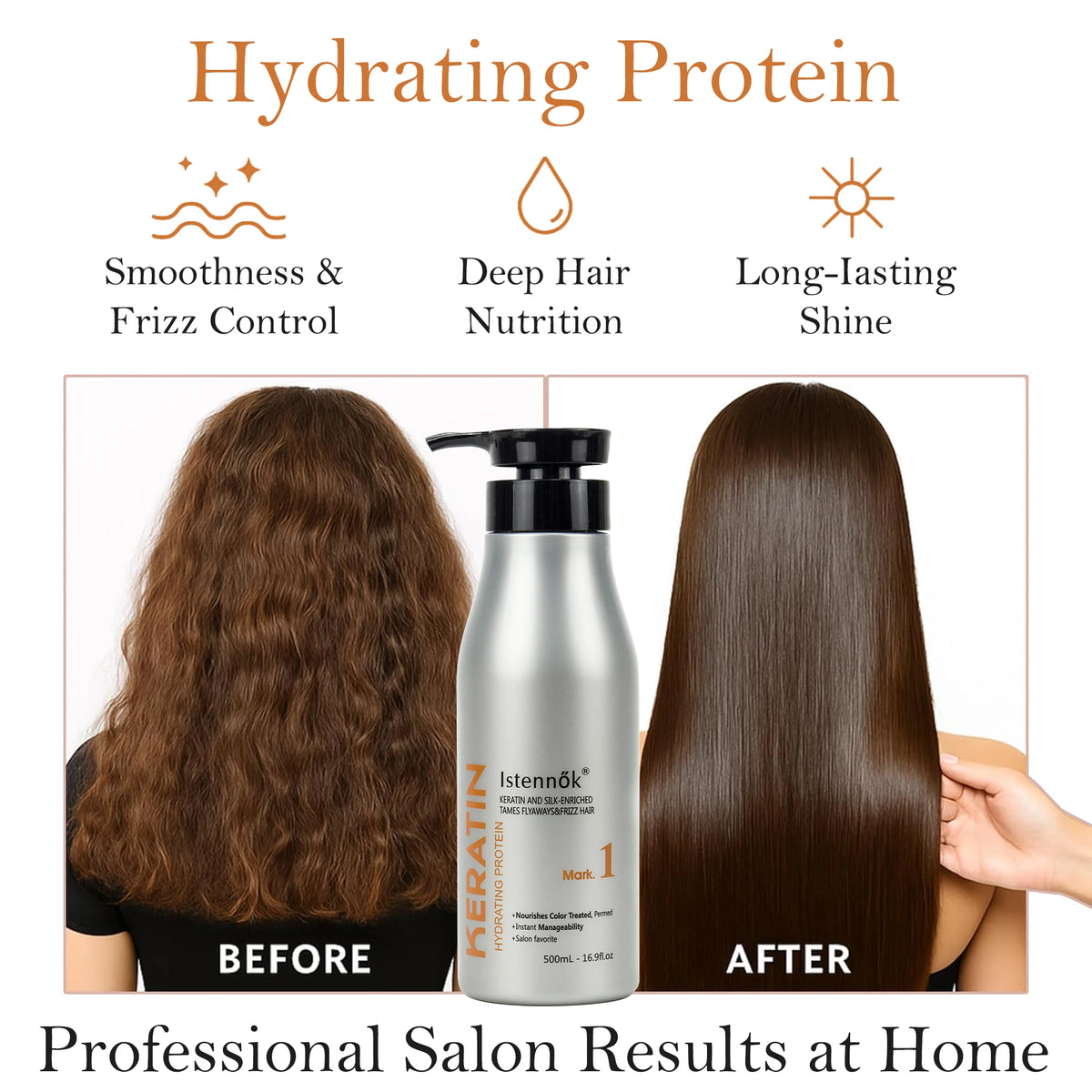 Private Label Brazilian Keratin Treatment Formaldehyde-Free Protein Amino Acid Hair Repair Smoothing for All Hair Types
