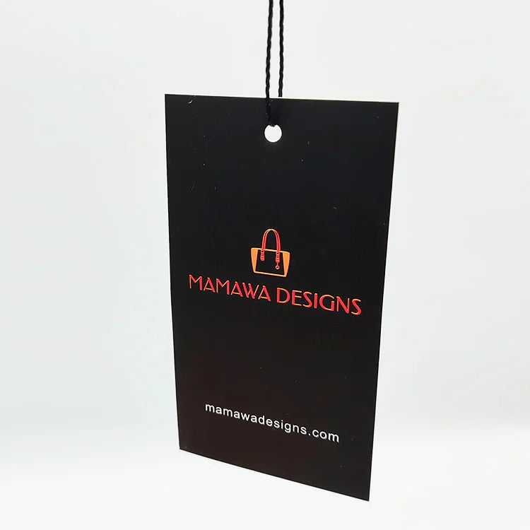 Personal Luxury Rectangle Shape  White Price Tag Custom Tags Wedding Gift Tags
