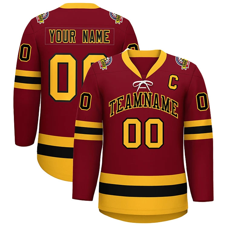 OEM Factory Wholesale Custom Logo Mesh Breathable Hockey Jersey Blank Team Ice Hockey Uniforms
