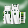 Custom Wholesale Cheap 100% Polyester Fabric High Quality Logo Men Sublimated Reversible Basketball Uniform Jerseys Set
