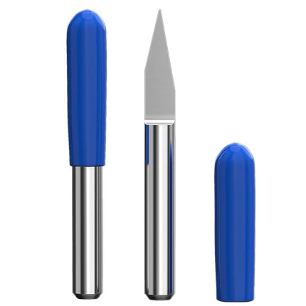 WEIX Solid Carbide Flat Bottom Engraving Bit Cnc Router Cutter for Wood Processing