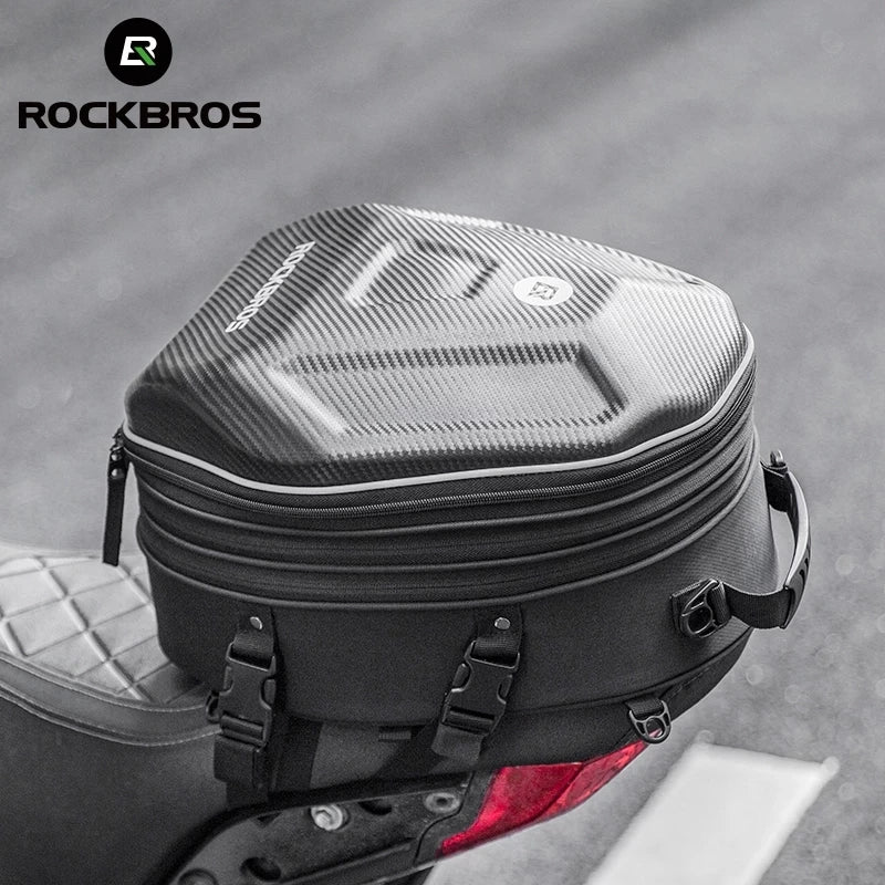 ROCKBROS  Motorcycle Tail Bag Waterproof Motorcycle Helmet Bag Large Capacity Backpack Motorcycle tank Bag
