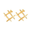 2025 New Arrival Wholesale Stainless Steel Earrings Women Fashion Geometric Stud Earring