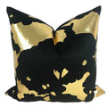 Modern Luxury Gold Foil Animal Print Woven Velvet Cushion Cover OEKO-TEX Certified Super Soft Black White Grey Car Seat