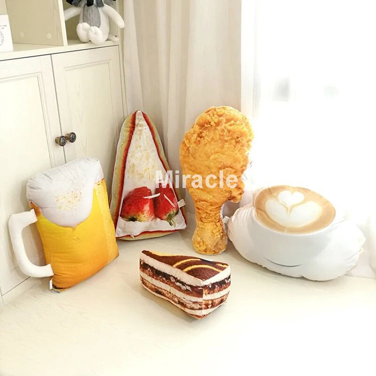 Bread Retro Pillow Toast Bread Like Food SHAPED Decorative THROW Pillows and Pillows Custom