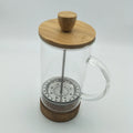 Coffee Hand Brewing Pot French Press Pot Household French Filter Press Pot Coffee Filter Cup with Cork Base Tea Brewer