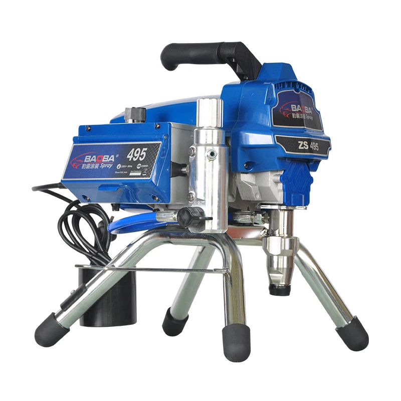 BAOBA 495 Electric Airless Paint Sprayer DIY Grade Spray Gun Painting Machine